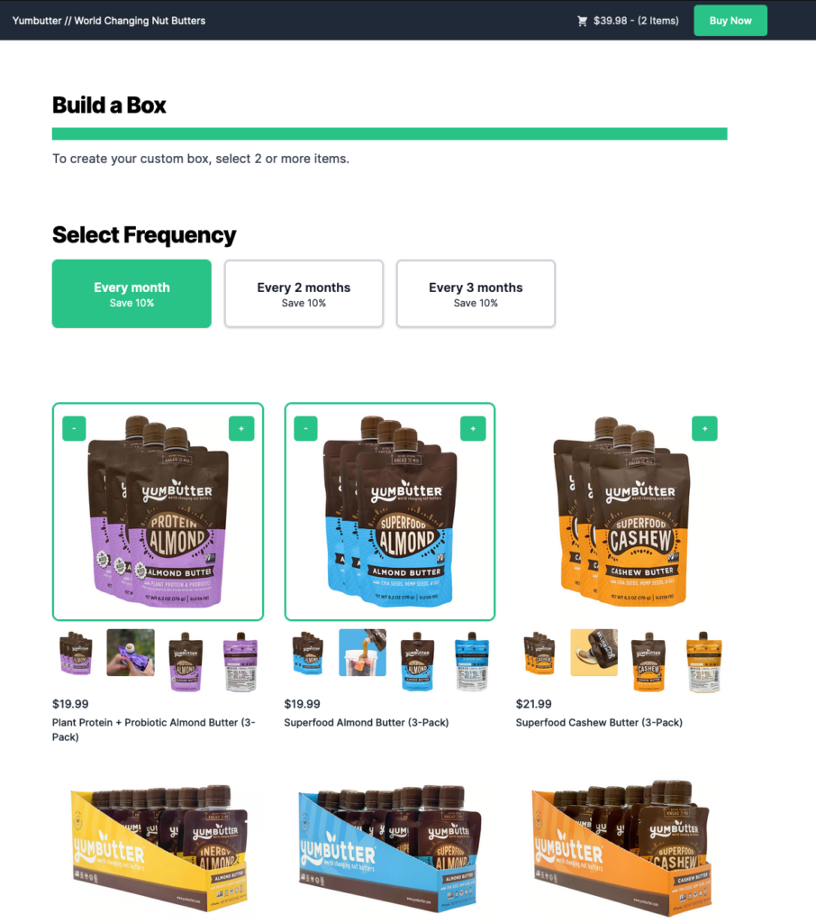 build a box ongoing app shopify subscriptions