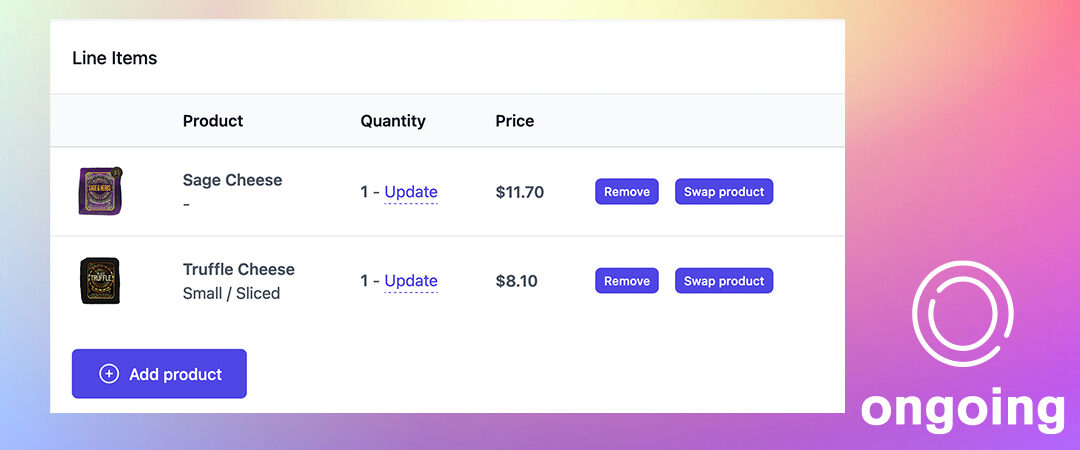 Ongoing Launches ‘Add Product’ Feature on the Subscriber Portal