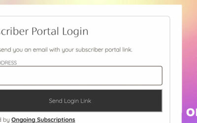 Translatable Subscriber Portal Sign-in Link Page – Ongoing Subscriptions