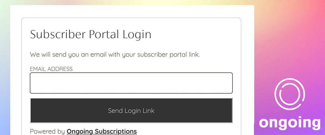 Translatable Subscriber Portal Sign-in Link Page – Ongoing Subscriptions